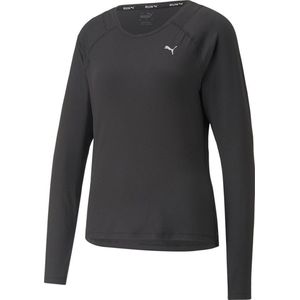 Puma Run Cloudspun Sweatshirt Zwart S Vrouw