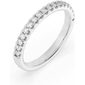 Diamo prong set ring 14KW 0,30ct