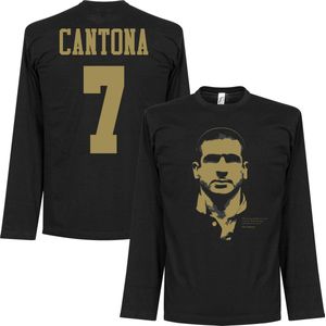 Cantona Silhouette Longsleeve T-Shirt - XL