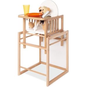 Combi kinderstoel Nele - om te zetten in stoel tafelcombinatie - afmetingen 44 x 50 x 88 cm