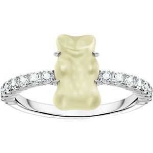 Thomas Sabo - TR2459-052-14-50 - Ring - 925 zilver - Dames - Goldbär wit - Ringmaat 50