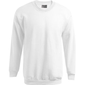 Men's Sweater 'New 100' met ronde hals White - 5XL