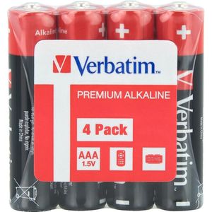 Verbatim Alkaline batterij AAA 4x(#49500)