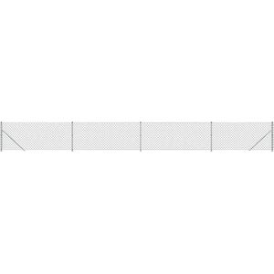 vidaXL - Gaashek - met - flens - 1,1x10 - m - zilverkleurig