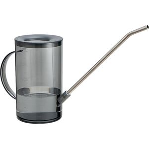Gieter voor kamerplanten met lange uitloop - plantengieter - gieter kamerplanten - kleine gieter voor kamerplanten - bloemen - vetplanten - 1 liter - grijs