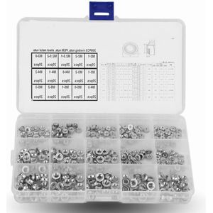 300 Stks Zelf Clinching Noten - Druk Klinken Moer Bevestigingsmiddelen - Multifunctioneel en Duurzaam - Betrouwbare Metalen Sluiting Tool