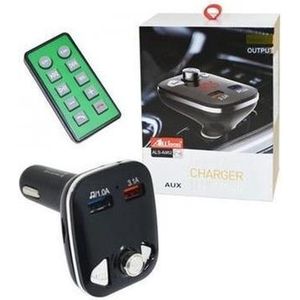 Baseus - T-typed - S-09 - Carkit - Fm transmitter - Wireless MP3 Car Charger