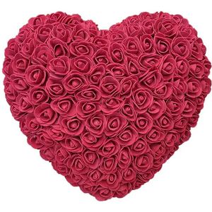 ZeyMem | Rozen hart Rood Incl. Gift Box | 25 cm | valentijnsdag cadeau | moederdag | Roos | cadeau | bloem | verjaardag | Jubilea | cadeau voor haar | valentijn | rozenhart