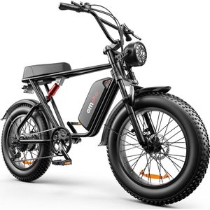 C91 Fatbike | Zwart | E-bike | Fattire | Elektrische fiets | 250wat | 17.5ah |