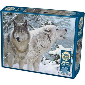 Cobble Hill legpuzzel two wolves 500 stukjes