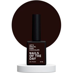 NAILSOFTHEDAY Let's special Donkere chocolade - hybride lak, 10 ml