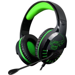 Spirit of Gamer Headset – Kinder Koptelefoon - Koptelefoon - Microfoon – Geschikt Voor Headset Nintendo Switch/PS5/PS4/Xbox Series X/S/Xbox One/Pc – Ruisonderdrukkende Microfoon – Verstelbare hoofdband – Helder geluid – Zwart/Groen