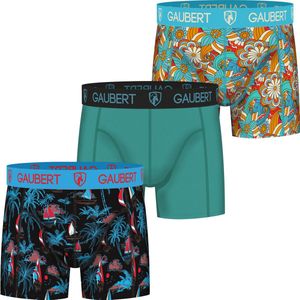 Gaubert Heren boxershort Bamboe 3-pack - Flower - 012 - XXL