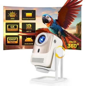 Mini beamer - Projector - Beamerscherm - Projectiescherm - Outdoor & Indoor Projector -