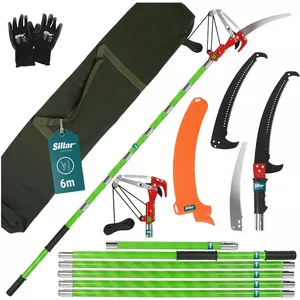 Aofesel 2-in-1 Battery High Pruner and 6-8 Inch Mini Chainsaw