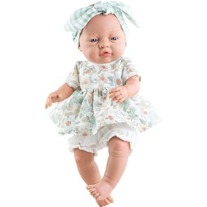 Paola Reina Bebitos babypop blank meisje met blauwe ogen 42cm