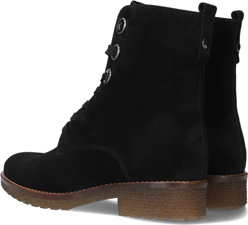 Gabor 705 Veterboots - Laarzen Met Veters - Dames - Zwart - Maat 37,5