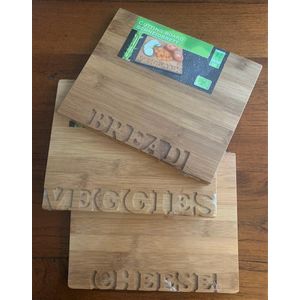 Snijplanken set - Bamboe - Bamboo | 3 stuks