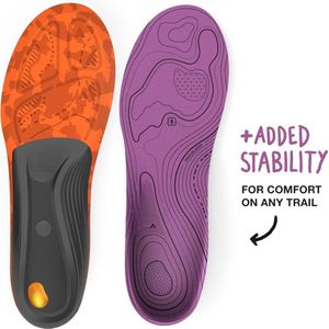 Comfort Insoles - Carbon Fiber Orthopedische Ondersteuningsinlegzolen voor Dames Trailblazer Wandelschoenen en Trailschoenen E (UK 8-9.5)