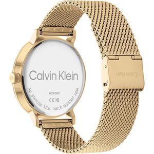 Calvin Klein CK25200049 Heren Horloge - Mineraalglas - Roestvrijstaal - Goudkleurig - 42 mm breed - 4.2 cm lang - Quartz - Druksluiting