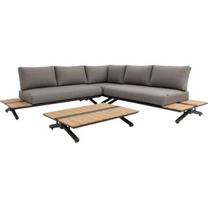 Lanterfant Loungeset Noah - Aluminium - Bronze - 6 personen - Weerbestendig - Waterafstotend