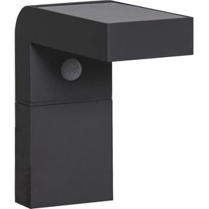 LED wandlamp buiten met solar, bewegingsmelder en schemersensor, spatwaterdicht en energiezuinig