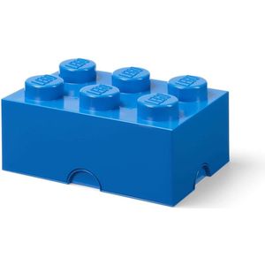 Opbergbox Brick 6, Blauw - LEGO