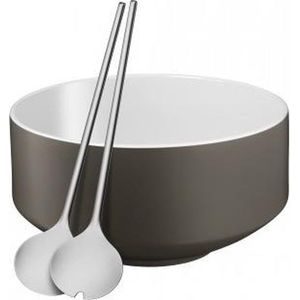 WMF Satin Vigo Saladeschalen - 3 delig - Lava Grey