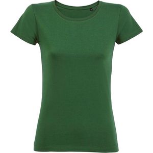 SOLS Dames/dames Milo Organic T-Shirt (Fles groen)