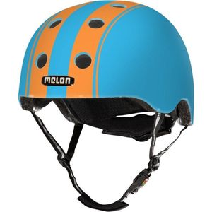 Melon Fietshelm Urban Active Dd Polycarbonaat Blauw Mt 46-52 Cm