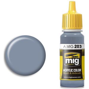 AMMO MIG 0203 FS 30219 Light Compass Ghost Gray - Acryl Verf flesje