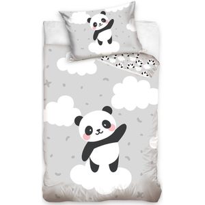 Panda BABY Dekbedovertrek, Welcome - 100 x 135 cm - Katoen