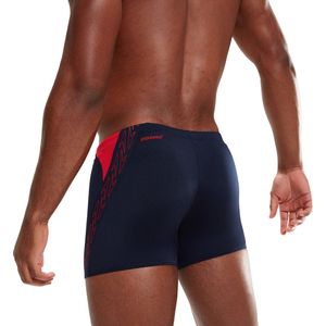 Speedo Hyper Boom Splice Aquashort Heren - Marine / Rood - maat 8