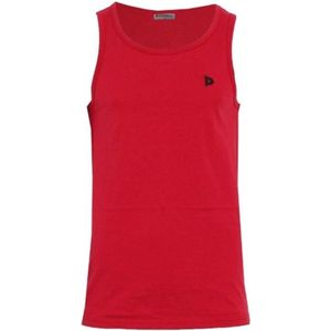 3-Pack Donnay Muscle shirt (589006) - Tanktop - Heren - Black/Light Grey marl/Berry Red - maat L