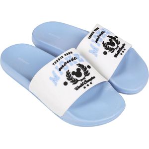 Blauwe-witte rubberen slippers - Mickey Disney / 37