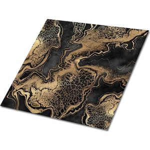 Tulup PVC Tegels - Zandabstractie Vinyl Tegels - 30 cm x 30 cm - Veelkleurig Zelfklevende Vinyltegels - Set van 9 - Zelfklevende PVC Tegels - Marmer Plaktegels - Vloer Tegels PVC - Plaktegels keuken en Badkamer