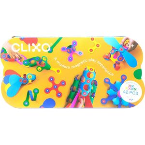 Clixo Rainbow 42 stuks set - flexibel magnetisch speelgoed