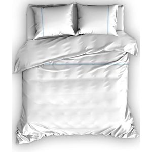 CASCINA COLORINI TC220 Dekbedovertrek 240x200/220 Divina wit/bleu