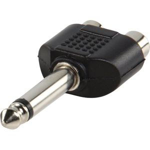 6,35mm Jack mono (m) - Tulp stereo (v) audio adapter