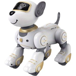 Livano Robot Hond - Robot Hondje Speelgoed - Interactief - Goud