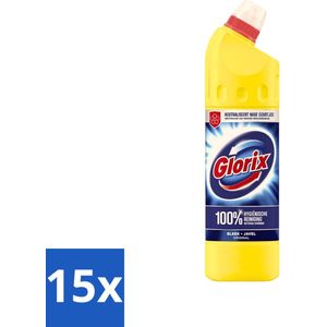 Glorix Original - Toiletreiniger - Dikke Bleek - Intensieve Reiniger - 750 ml - Bulkverpakking - 15 stuks
