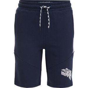 WE Fashion Jongens sweatshort met tapedetail