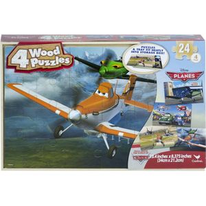 Planes 4 Wooden Puzzles