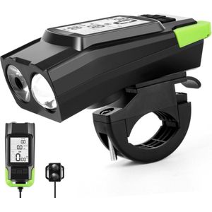 Zeerkeer Fietslamp Set - LED Fietsverlichting Set - 4000mah Voorlicht / 2000mah Achterlicht - USB Oplaadbare Fietslampen Voor en Achter Licht - - Fietslicht Koplamp - Waterdicht - 800 Lumen - MTB & Racefiets Verlichting
