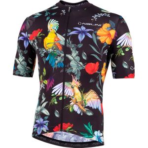 Nalini Heren Fietsshirt korte mouwen - wielrenshirt Multi - FUNNY JERSEY Fantasy jungle - XXXL