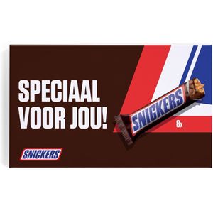 Snickers Giftbox - Chocolade cadeau - Snickers cadeau - ""Speciaal voor jou"" - Past door brievenbus - 400 g