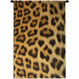 Wandkleed - Wanddoek - Luipaard - Vacht - Haar - 120x180 cm - Wandtapijt