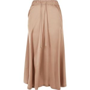 Urban Classics - Satin Lange rok - S - Bruin