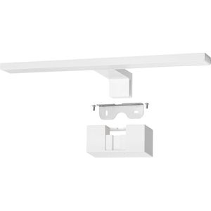 LED Spiegellamp 40cm Badkamer Verlichting IP44 Neutraal Wit 4000K 8W 600lm - Wandlamp Klemlamp - Spiegelverlichting 400x128x50mm