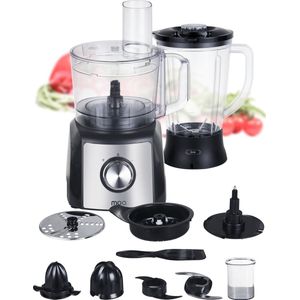 MOA Foodprocessor - Keukenmixer - Keukenmachine en blender - 1,5 liter - 1200 Watt - Citruspers - Incl. accessoires - FP511